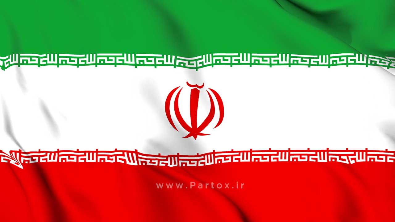 دانلود فوتیج پرچم جمهوری اسلامی ایران
